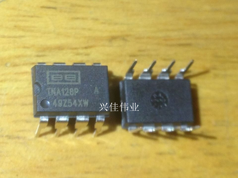 仪表放大器 INA128P INA128PA直插 DIP-8高精度/低功耗芯片-图0