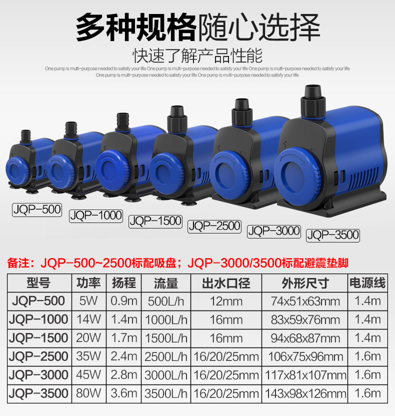 森森鱼缸水泵循环泵小水泵抽水泵潜水泵静音小型底吸泵迷你过滤泵 - 图2