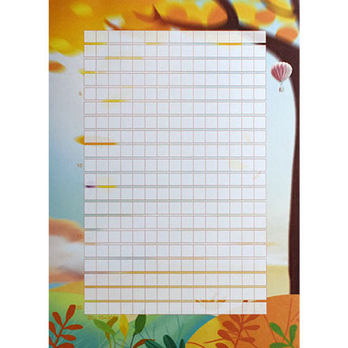 彩色作文纸稿纸a4卡通可爱语文300格加厚小学生个性唯美方