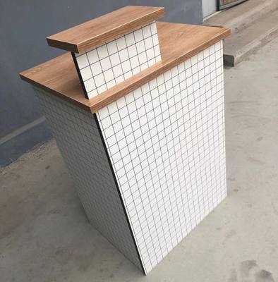 收银台柜台简约现代小型超市服装店便利店母婴店美容院吧台桌前台 虎窝淘