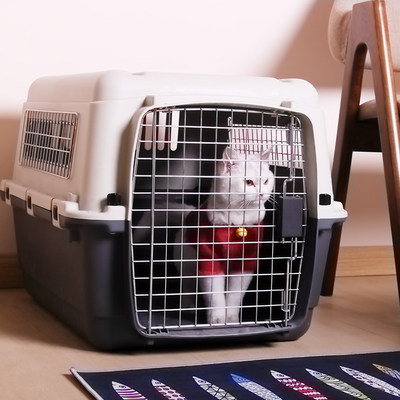 宠物航空箱狗中大号大型犬旅行箱猫咪泰迪金毛托运空运箱便携车载 虎窝淘