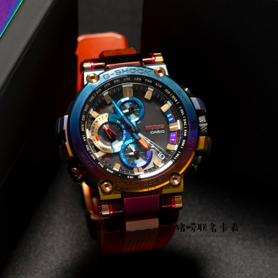 Casio卡西欧钢铁之心男表g Shock火山雷限量碳纤维mtg B1000 虎窝淘