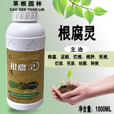 1升根腐灵烂根根腐消杀菌剂土壤消毒剂果树树木烂根植物 虎窝淘