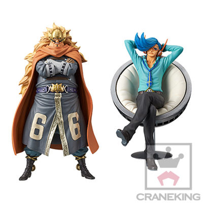 眼镜厂dxf 海贼王文斯莫克家族5 尼治伽治组立景品手办 虎窝淘
