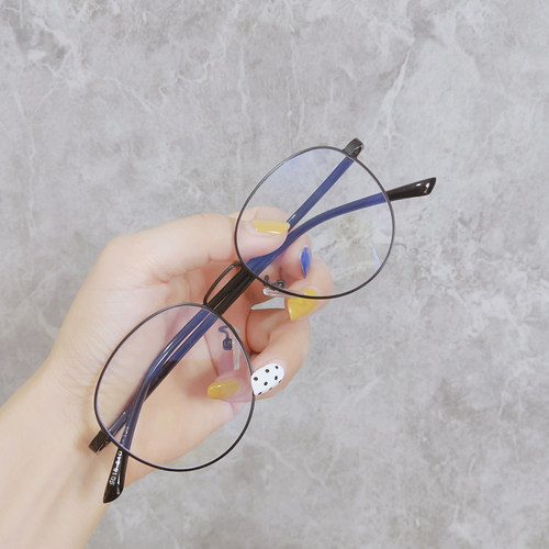 近视眼镜男框架大脸显瘦无度数眼镜素颜神器网红款镜框女近视可配