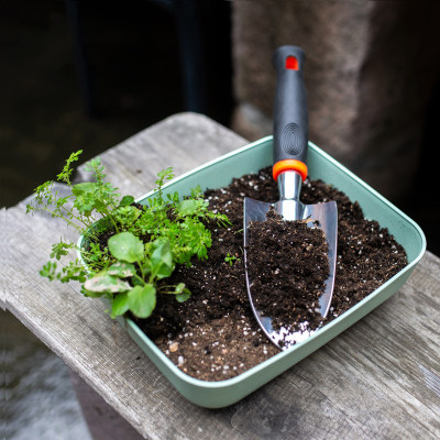 盆栽小铲子种花养花铁锹松土花铲园艺种植三件套家用多肉工具套装 虎窝淘