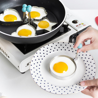 304不锈钢煎蛋器创意儿童可爱卡通煎鸡蛋模具心形爱心型diy磨具 虎窝淘
