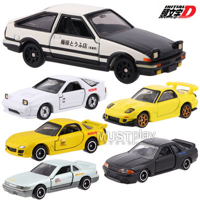 Tomy多美卡头文字d 145 168丰田ae86 Fc启介fd3s尼桑gtr合金车模 虎窝淘