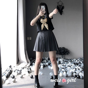 日系学院高中校服班服ds不良少女jk学生装水手服制服诱惑暗黑