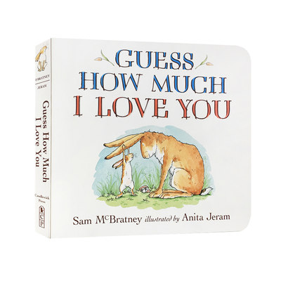 送音频英文原版绘本guess How Much I Love You 猜猜我有多爱你纸板书父爱启蒙0 3 5 6岁宝宝情商学习英语 图书猜猜我有我爱你 虎窝淘