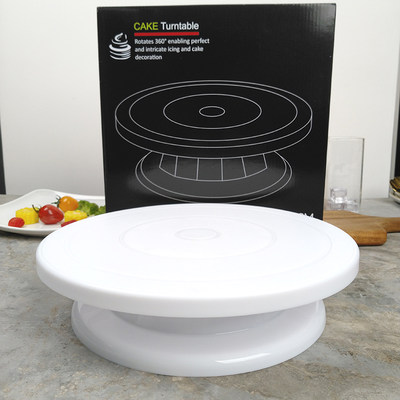 出口欧美蛋糕转盘家用diy工具裱花转台360度旋转烘焙托台 虎窝淘