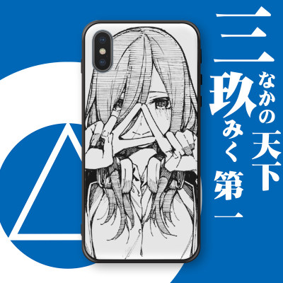 五等分的花嫁中野一花二乃三玖天下第一四叶五月周边玻璃手机壳套 虎窝淘
