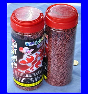 鱼缸观赏鱼饲料冷水鱼食锦鲤金鱼鱼粮上浮性增色增红高级营养包邮 虎窝淘
