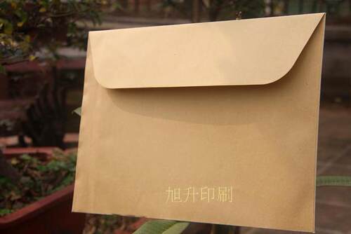 9号西式信封白色牛皮纸信封袋空白无字信封a4纸大信封定制信封