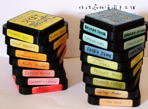 Alcohol Ink Lift Ink 酒精顏料轉移印台 Tim Holtz Misslittlestudio