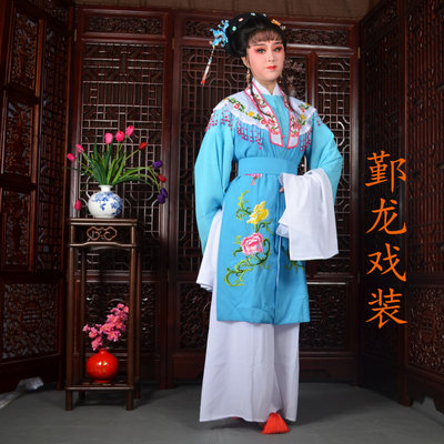 鄞龙戏装小旦小姐服装越剧黄梅戏男扮女装对披戏曲周文斌服装21 4 虎窝淘