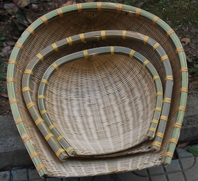 贵州农家老人手工编织竹撮箕竹编篮子竹篮竹筲箕竹产品竹器竹制品 虎窝淘