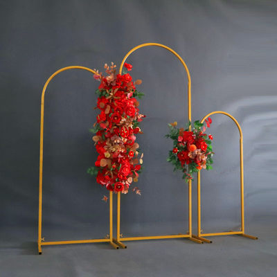 中式婚庆道具舞台背景铁艺屏风拱门森系婚礼布置迎宾装饰路引摆件_虎窝淘