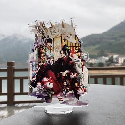 阴阳师周边立牌源赖光鬼切泷夜叉姬小天狗姑获鸟亚克力立牌摆件 虎窝淘