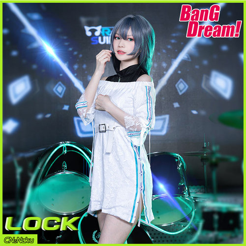 Cg日本动漫次世代少女乐队bang Dream朝日六花cosplay服包邮