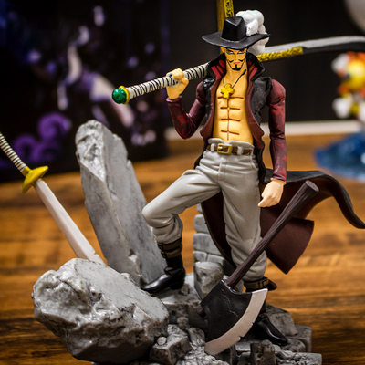 海贼王七武海pop鹰眼女帝山治熊索隆甚平路飞罗凯多手办模型摆件 虎窝淘