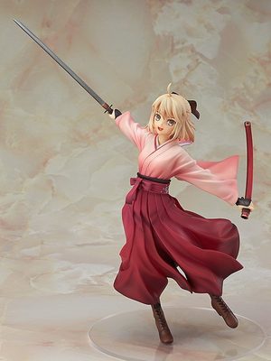 日版动漫手办性感女剑客fate Koha Ace樱花saber琥珀塞巴冲田总司 虎窝淘