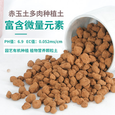 进口三本线硬质赤玉土大包装颗粒土多肉营养土花盆植物铺面石包邮 虎窝淘