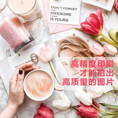 3d高精度印刷大理石背景纸ins拍照背景布美食北欧摄影背景板拍摄摆拍道具黑色吸光白色自拍产品反光人像木纹 虎窝淘