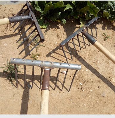 农具铁耙农用耙八九齿耙子钉耙泥耙松土翻土耙整地平地锄头平土 虎窝淘