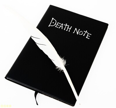 死亡笔记周边学生记事本礼品套装厚76海砂动漫cos道具death Note 虎窝淘