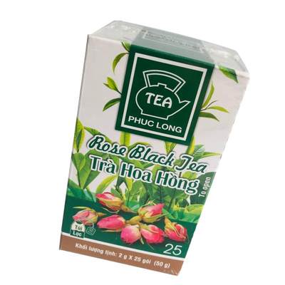 越南代购phuc Long Tea 福隆玫瑰花红茶包红茶hoa Hong福隆茶tra 虎窝淘