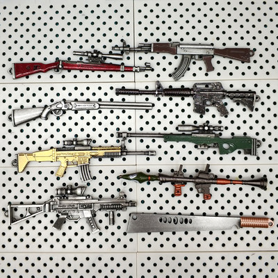 1 12兵人shf配件neca武器awm狙击枪模型6寸figma可动mezco机娘98k 虎窝淘