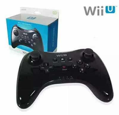 Wii U Wiiu Gamepad新款经典手柄pro牛角无线手柄加强版全新组装 虎窝淘
