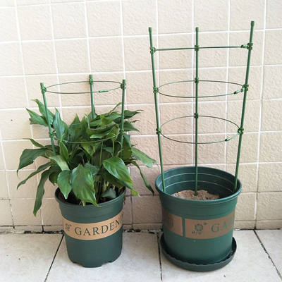 绿植园艺花架室内花卉植物支撑杆攀爬支柱托架花盆爬藤架子花支架 虎窝淘