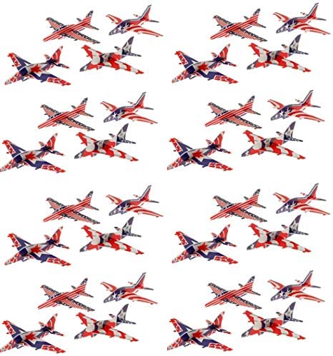 J&J's ToyScape Patriotic USA Color Gliders (Pack of 3, 36 Gl