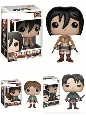 Funko Pop 进击的巨人235 兵长利威尔q版公仔手办摆件盒装 虎窝淘