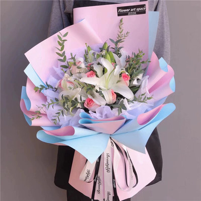 玫瑰百合花束生日同城南京鲜花速递玄武江宁建邺鼓楼秦淮西安送花 虎窝淘