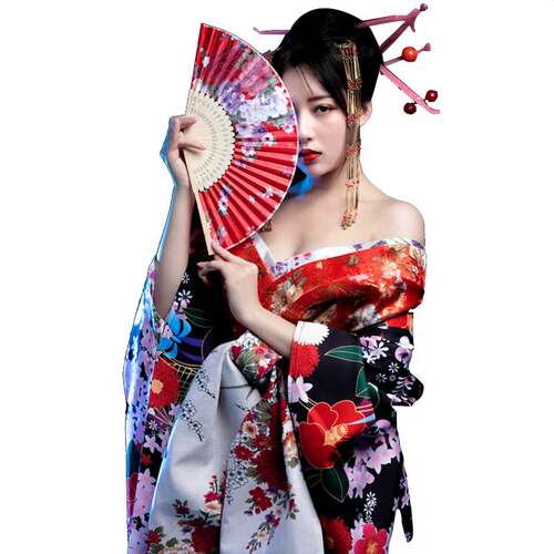 定制尺寸和服振袖日式艺妓花魁浴衣套装cos摄影主播表演量大优惠