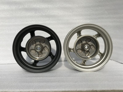 适用新大洲本田ns110r Ns110i Sdh110t 3 7 后钢圈轮毂车轮银黑色 虎窝淘