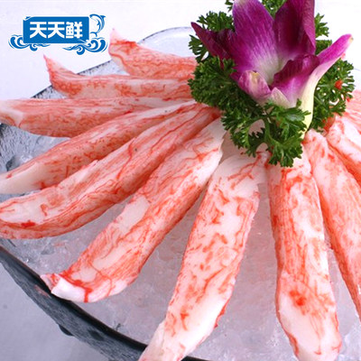 冷冻海鲜蟹肉棒刺身寿司刺身松叶蟹柳30只装270克日料天妇罗 虎窝淘