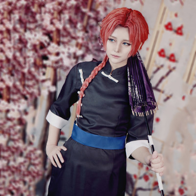 动漫银魂尼桑夜兔神威cos服练功服cosplay衣服cosply服装男全套 虎窝淘