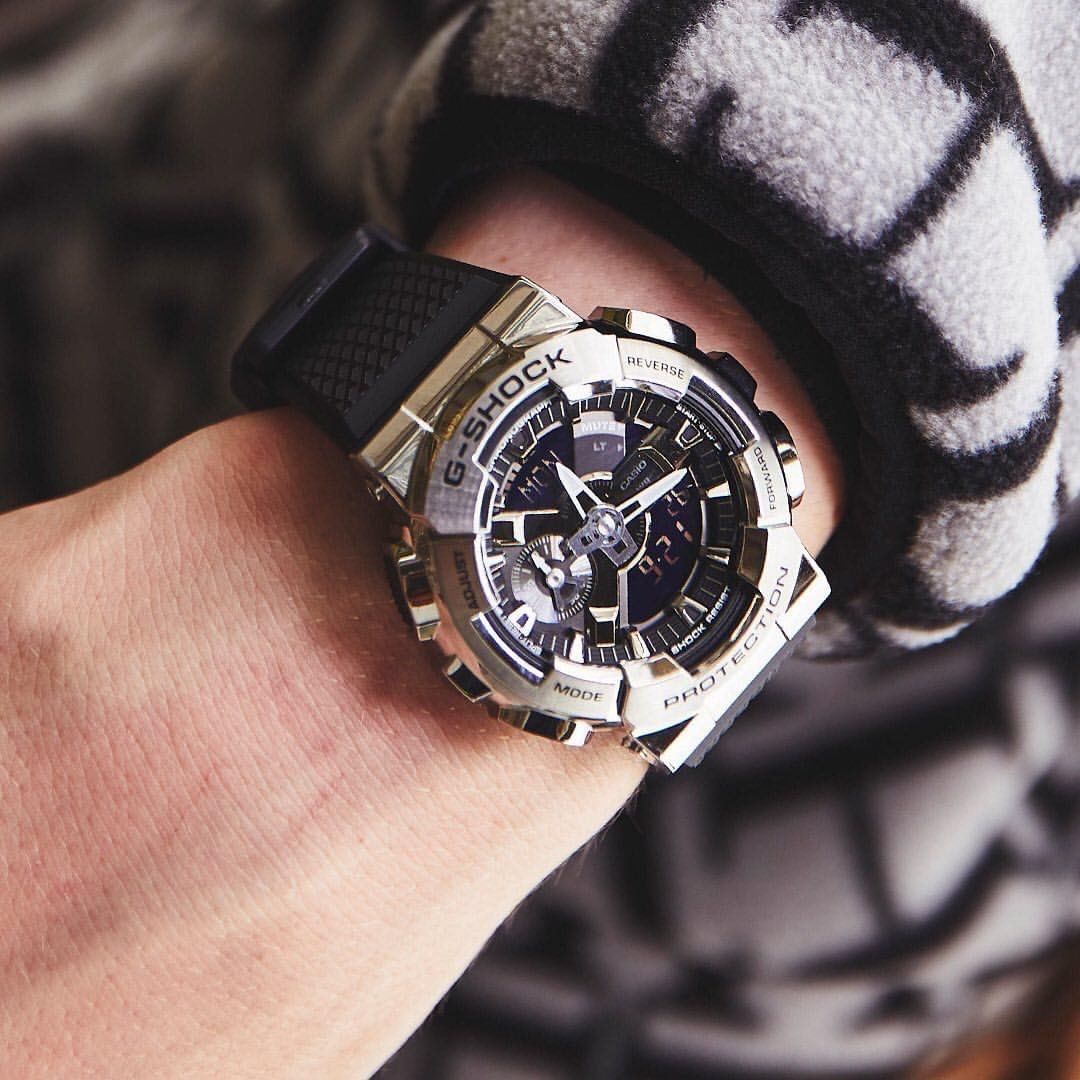 卡西欧g Shock王一博同款小钢炮运动金属手表男gm 110 1a B Sg