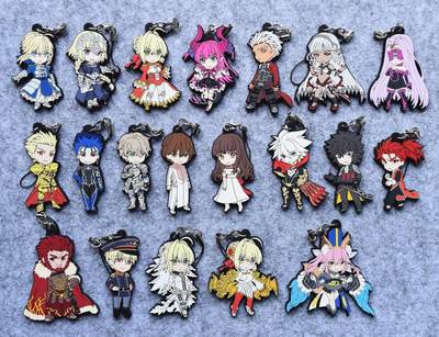 日单正版散货fate Extella 橡胶挂件fgo 灵子肖像闪闪尼禄 虎窝淘