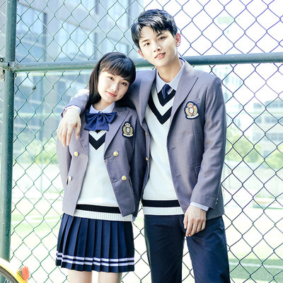 幼师工服班服西装春秋冬季初中学生男女校服套装幼儿园教师服园服 虎窝淘