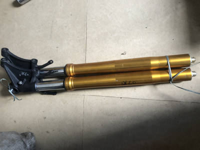 老温摩配原装进口拆车雅马哈r1 07 08年前减震前避震器 虎窝淘