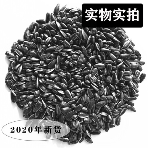 生油葵花籽新鲜黑珍珠葵花子油嗑黑小瓜子现炒原味熟瓜子奶油薄盐