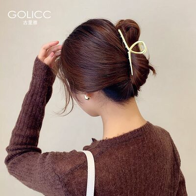 发夹后脑勺鲨鱼抓夹韩国网红ins大发抓夹子头饰固定头发复古女卡 虎窝淘