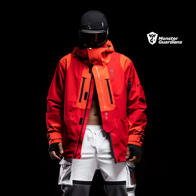 Monster Guardians 男子热反射户外冲锋衣防风防水机能外套滑雪服 虎窝淘