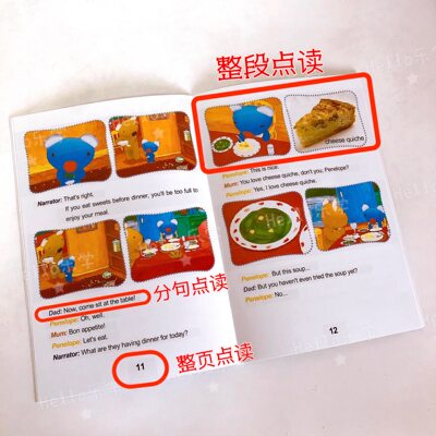 新版54集全点读版英语蓝色小考拉penelope贝贝日记英语启蒙动画 虎窝淘