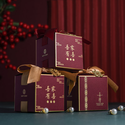 21新款欧式喜糖盒子创意抖音ins风结婚礼盒包装网红空糖果纸盒 虎窝淘